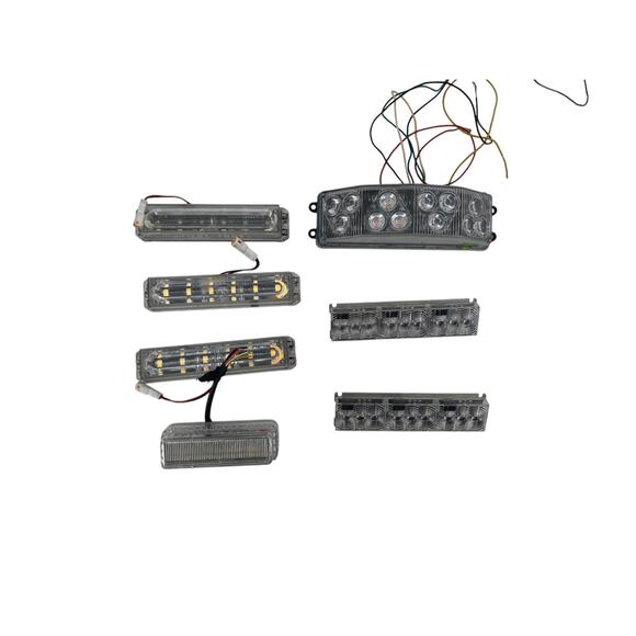 Lot of 8 Federal Signal lights - Picture 1 of 12